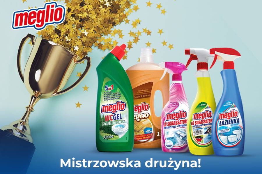distributeur de produits chimiques ménagers des produits Meglio en Pologne 01